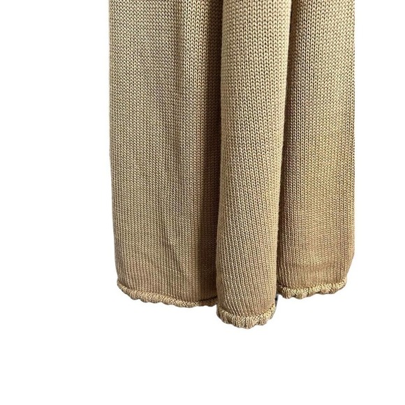 LPA Knit Dress Crotched Midi Semi Sheer Tan‎ Nude Size S - Picture 7 of 13
